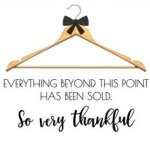 So much gratitude for all visitors to my closet!💞